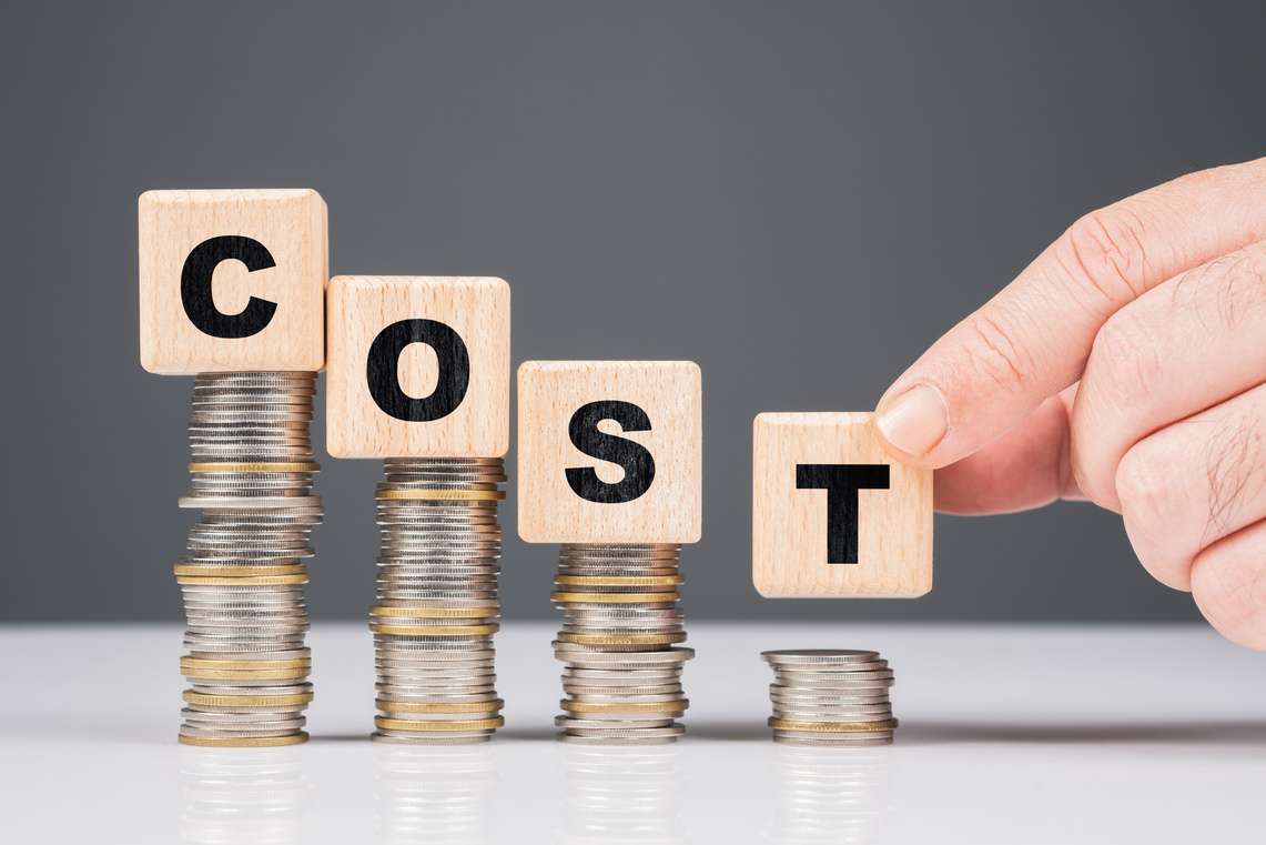 Word Cost on Top of Stacked Coins