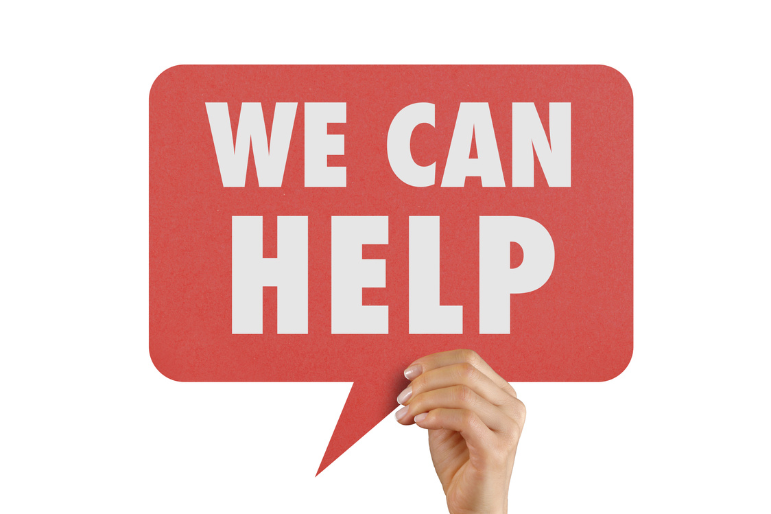 We can help