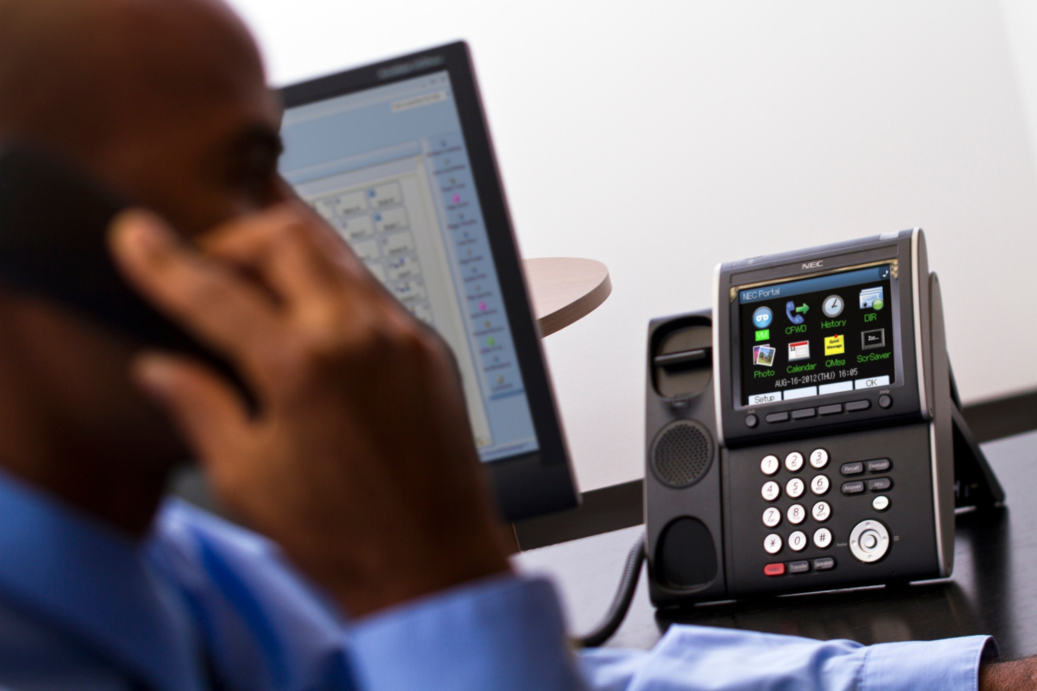 Premise-based business desktop IP phone