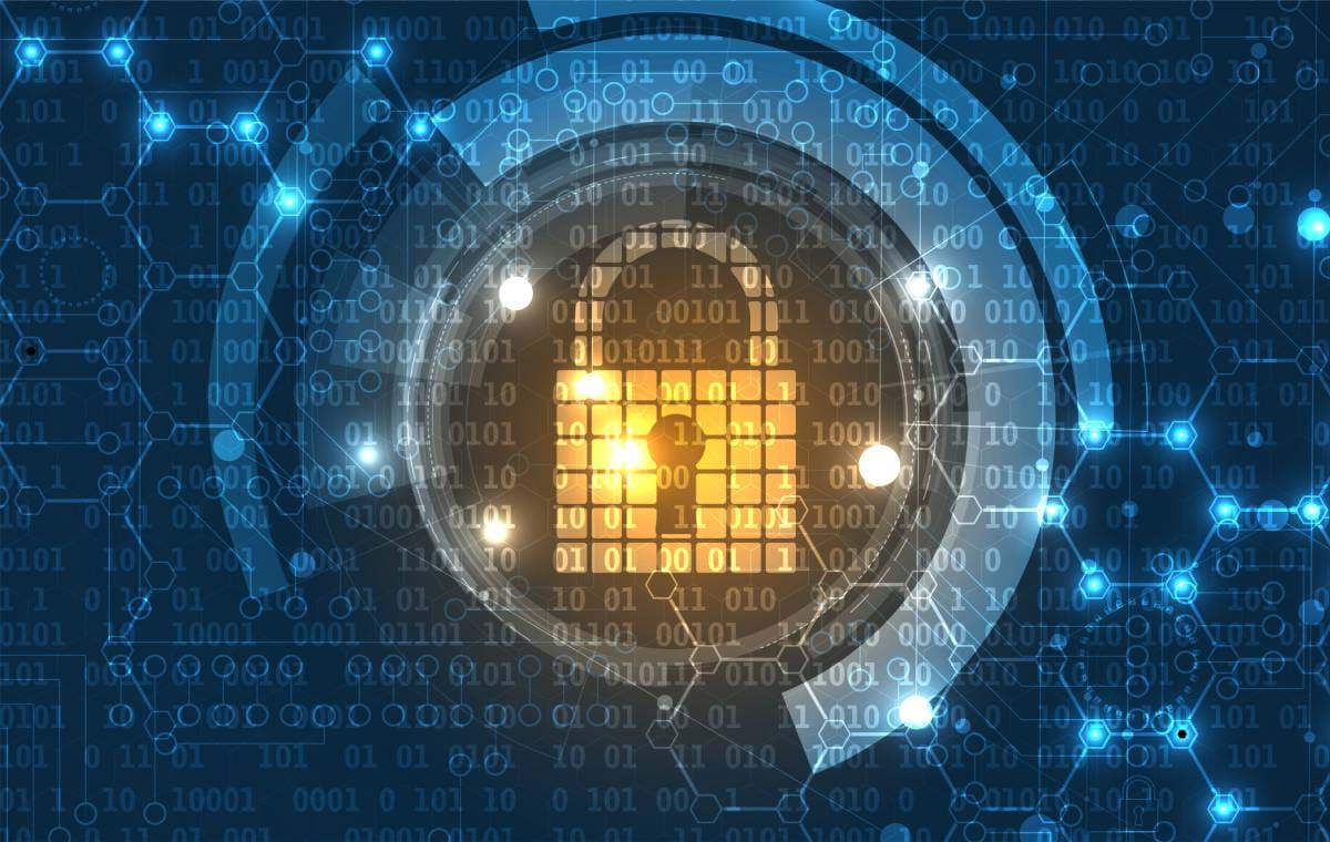 Cybersecurity Padlock